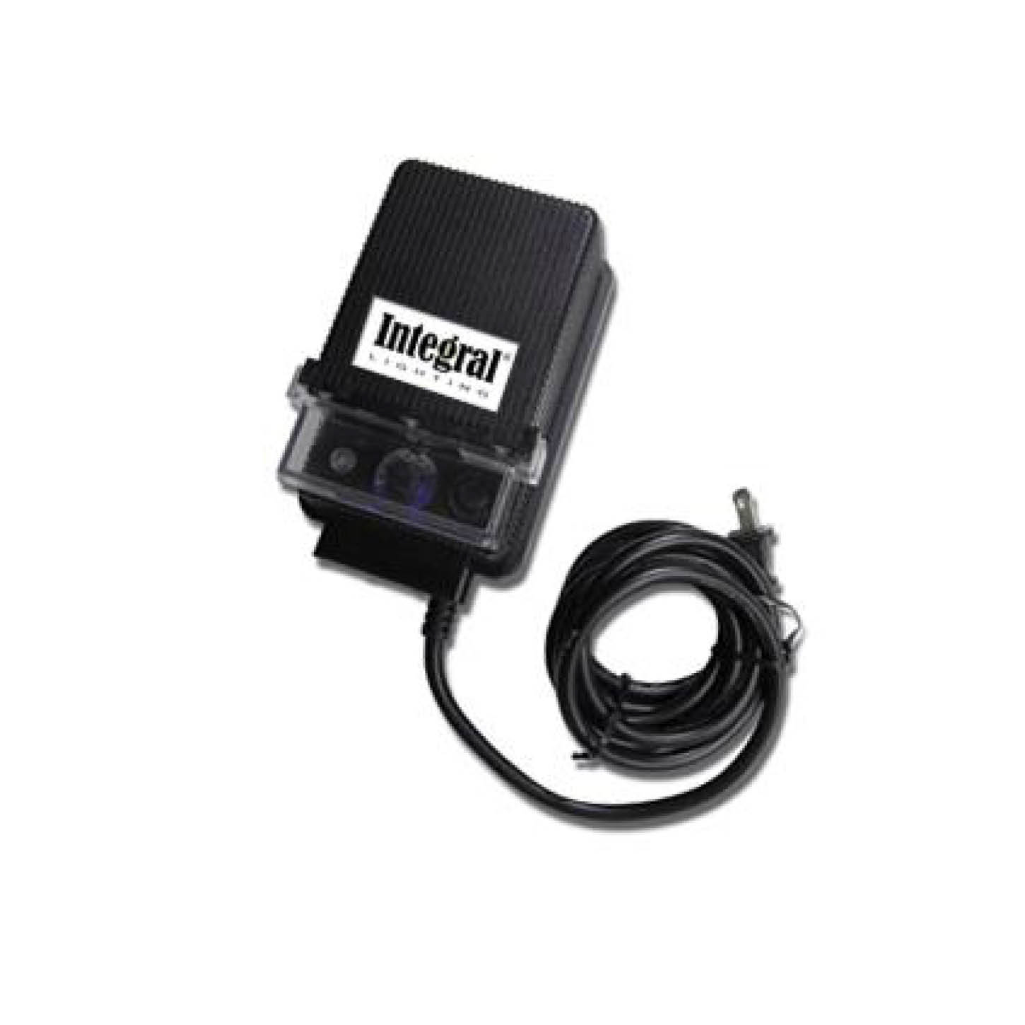 black integral lighting transformer