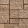blu random paver slab hd2 slate chestnut brown